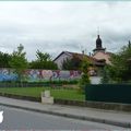 ♥ Mur peint dans le jardin des Amours ; Ville-La-Grand ♥ 