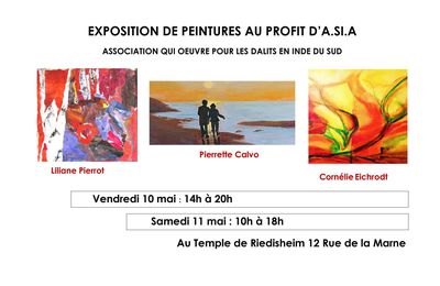 Exposition de peintures au profit d'A.SI.A