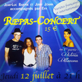 Grande soirée Concert au camping de Trèbes le 12 juillet