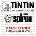 75 ans de Spirou et des 65 ans du Journal Tintin, Galerie des Affaires étrangères de la Bibliothèque de Versailles FF