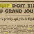 Les juifs sur La Dépêche en 1941