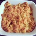 Un crumble aux pommes 