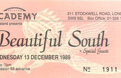 The Beautiful South - Mercredi 13 Décembre 1989