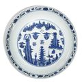 Ming dynasty Blue and white porcelains sold at Sotheby's New York, 22 June 2021