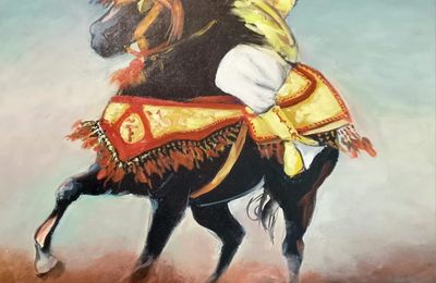 Eclat du cavalier en fantasia