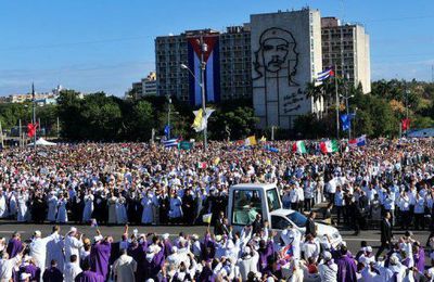 Depuis Cuba : Eucharistie du Pape Benoît XVI à la Havane.