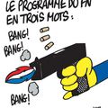 Le programme du FN en trois mots - par Charb - Charlie Hebdo le site - 18/09/13