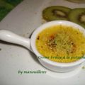 Crème brûlée à la pistache