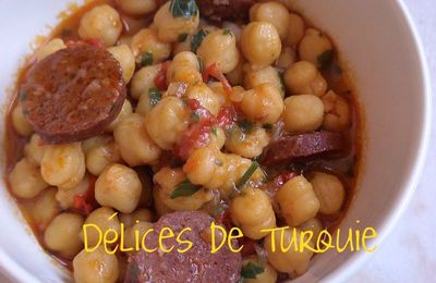 Pois Chiches au Sucuk - Sucuklu Nohut
