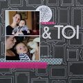 [Challenge mai Scrapbookit] Tatie & toi