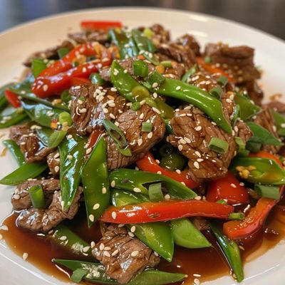 Sauté de boeuf aux légumes saveurs sésame irrésistibles