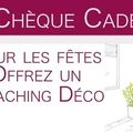 Idée cadeau: le bon pour un coaching déco! 