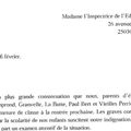 Lettre à l'IEN Signée