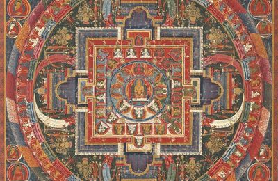 Mandala of Shakya Simha, Tibet, Late 14th century