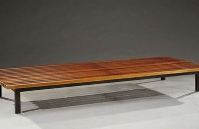Charlotte Perriand (1903-1999), Banquette. Vers 1950
