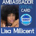 LISA MILLICENT, INTERNATIONAL AMBASSADOR