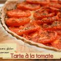 ..Tarte à la tomate et (surtout) sa pâte au sarrasin sans gluten..
