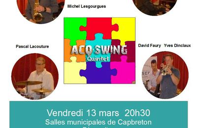 Phare Jazz Club du vendredi 16 mars 2015 - Acq's Swing