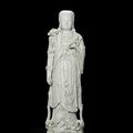 A large blanc de chine figure of Guanyin, 19th-early 20th century