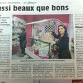Un bel article sur Sucr and chic et L'Atelier de Claire dans L'Union!