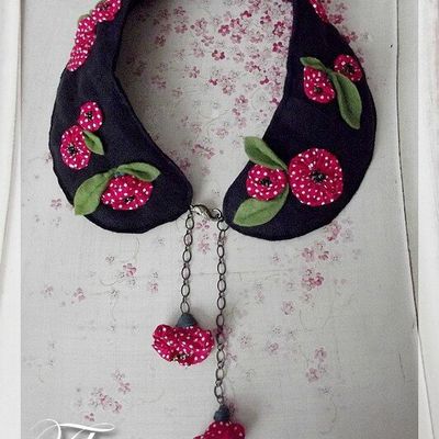 cols bijoux brodés...