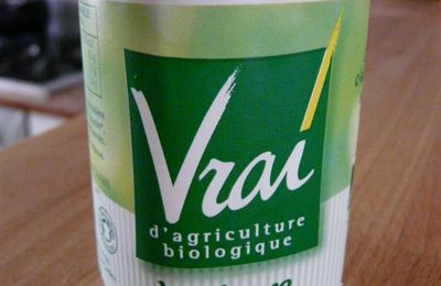 Yaourt Nature bien meilleur avec le yaourt "Vrai" nature Bio