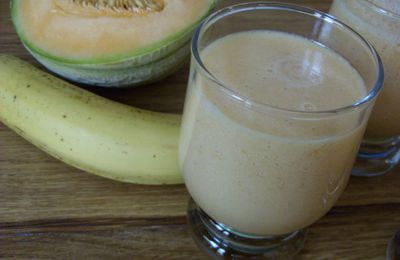 Smoothie melon-banane