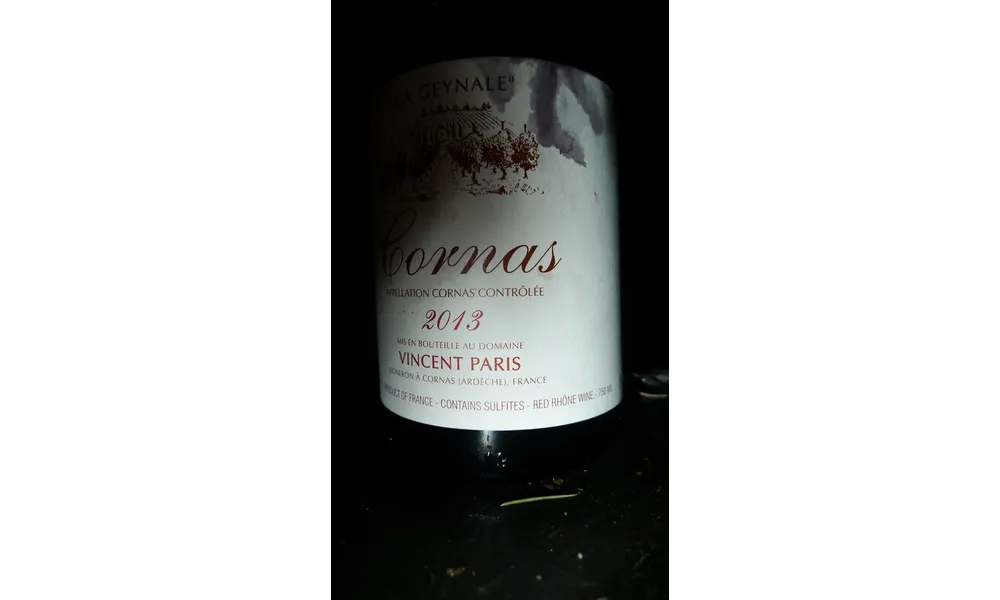 Cornas La Geynale 2013 - Vincent Paris