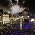 INAUGURATION PLACE DE JAUDE FEUX D'ARTIFICE