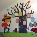 Fresque au restaurant scolaire 