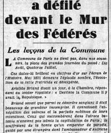 Faisons vivre la Commune : 150 ans après