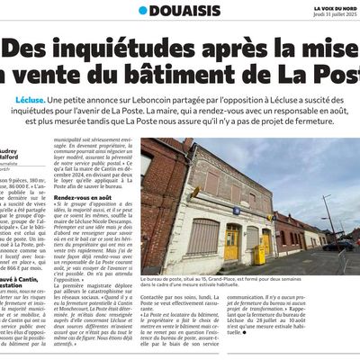 Revue de presse sur notre Poste
