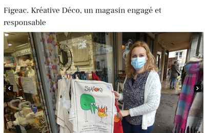 Kréative Déco est dans la Dépêche !