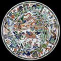 Deep plate. China, Qing dynasty, Kangxi period (1662-1722) 