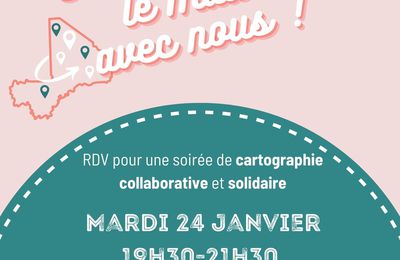 Mapathon à la médiathéque : mardi 24 janvier