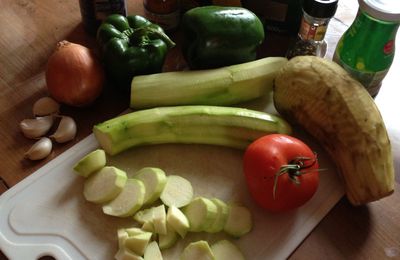 Dimanche envie de légumes : Lasagnes de légumes grillés et keftas