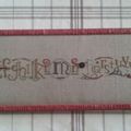 Stitching Row encadré!!!!!