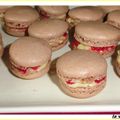 MACARONS CREME PATISSIERE ET FRAMBOISES