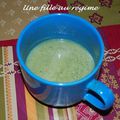 SOUPE COURGETTES/VACHE QUI RIT (0.5 pp/personne)