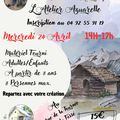 Atelier Aquarelle le mercredi 24 avril 2024 au musée du Moulin à Pont-du-Fossé