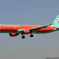 Barcelona In'I Airport(BCN/LEBL): Wind Rose Aviation UKRAINE: Airbus A321-211: UR-WRP: MSN:684.