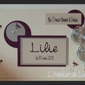 Livre de naissance "lilie"