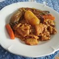 Tripes et pied de veau au curry et aux endives épicées