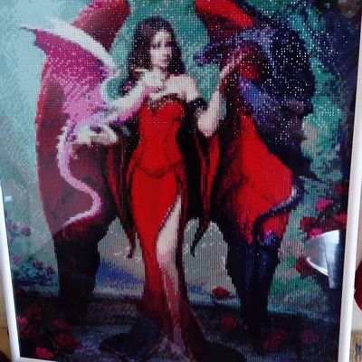 bonjour nouvelles broderies diamants terminées