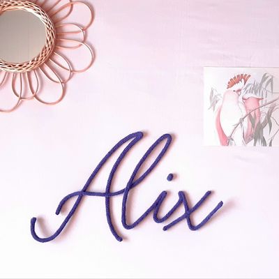 Alix en tricotin violet