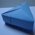 boître triangulaire (origami modulaire)