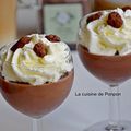 Crème à la pâte à tartiner chocolat-noisette-citron-coriandre, sans farine et sans oeufs