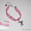 Bracelet Liberty "Noeud rose"