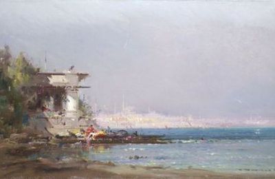 Henri Duvieux (1855-1920), Deux vues de Constantinople