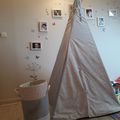 Nouvelle déco de chambre: le tepee